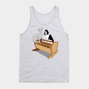 Dog Cat and Cradle Tank Top